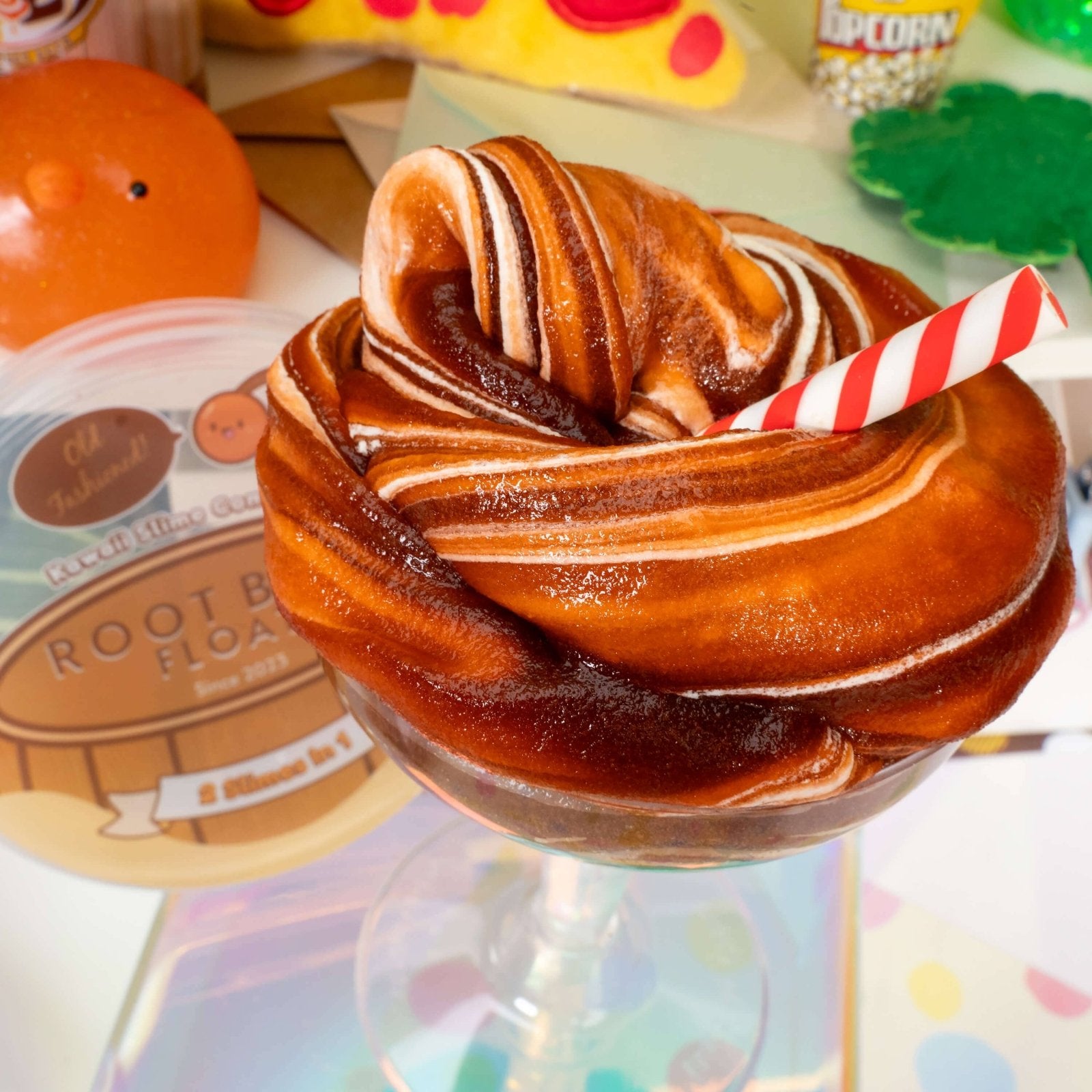 Kawaii Slime - Root Beer Float 2 Slimes In 1 | HONEYPIEKIDS 