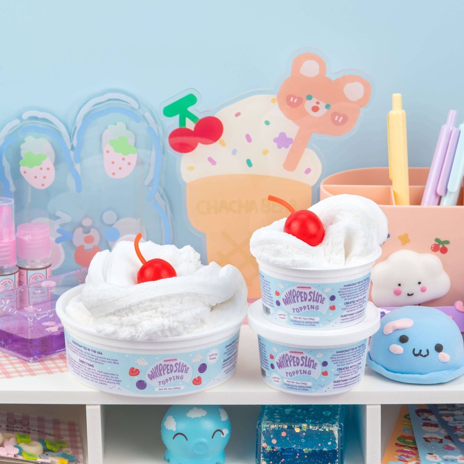 Kawaii Slime Cool Slimey Whipped Topping HONEYPIEKIDS kawaii-slime-cool-slimey-whipped-topping-honeypiekids