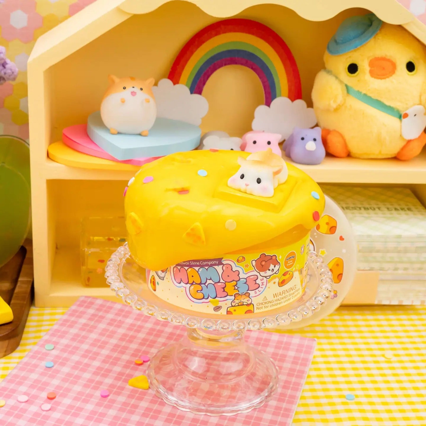 Kawaii Slime - Ham & Cheese Butter Signature Dome Slime | HONEYPIEKIDS 