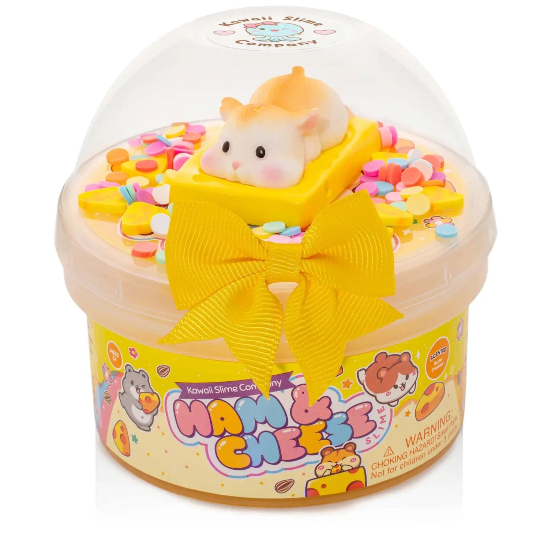 Kawaii Slime - Ham & Cheese Butter Signature Dome Slime | HONEYPIEKIDS 