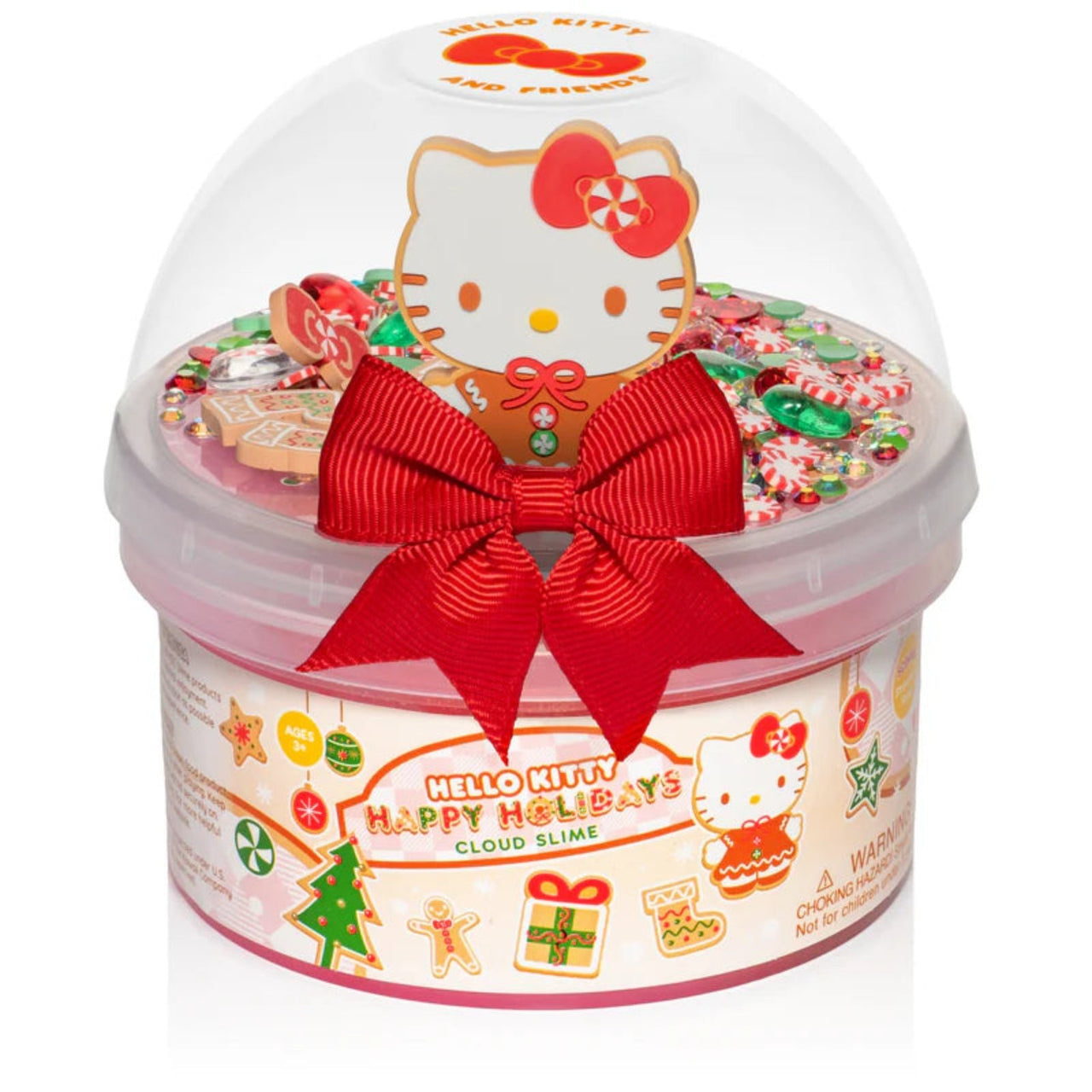 Kawaii Slime -  Hello Kitty Happy Holidays Signature Dome Slime | HONEYPIEKIDS