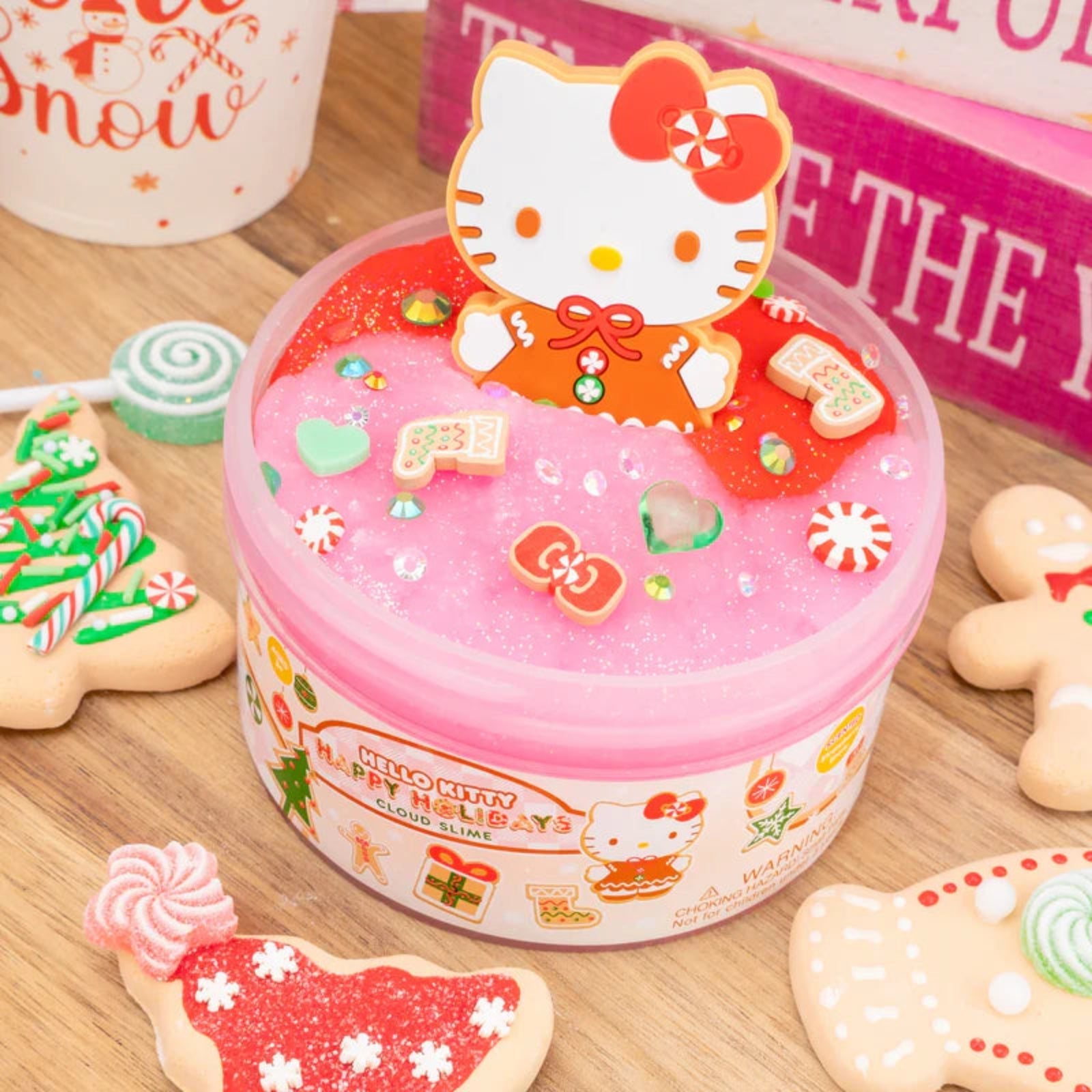 Kawaii Slime -  Hello Kitty Happy Holidays Signature Dome Slime | HONEYPIEKIDS