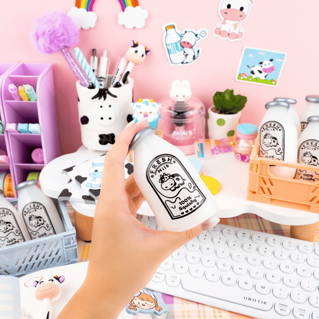 Kawaii Slime - Squishy Milk Carton Squeezy Sensory Toy | HONEYPIEKIDS