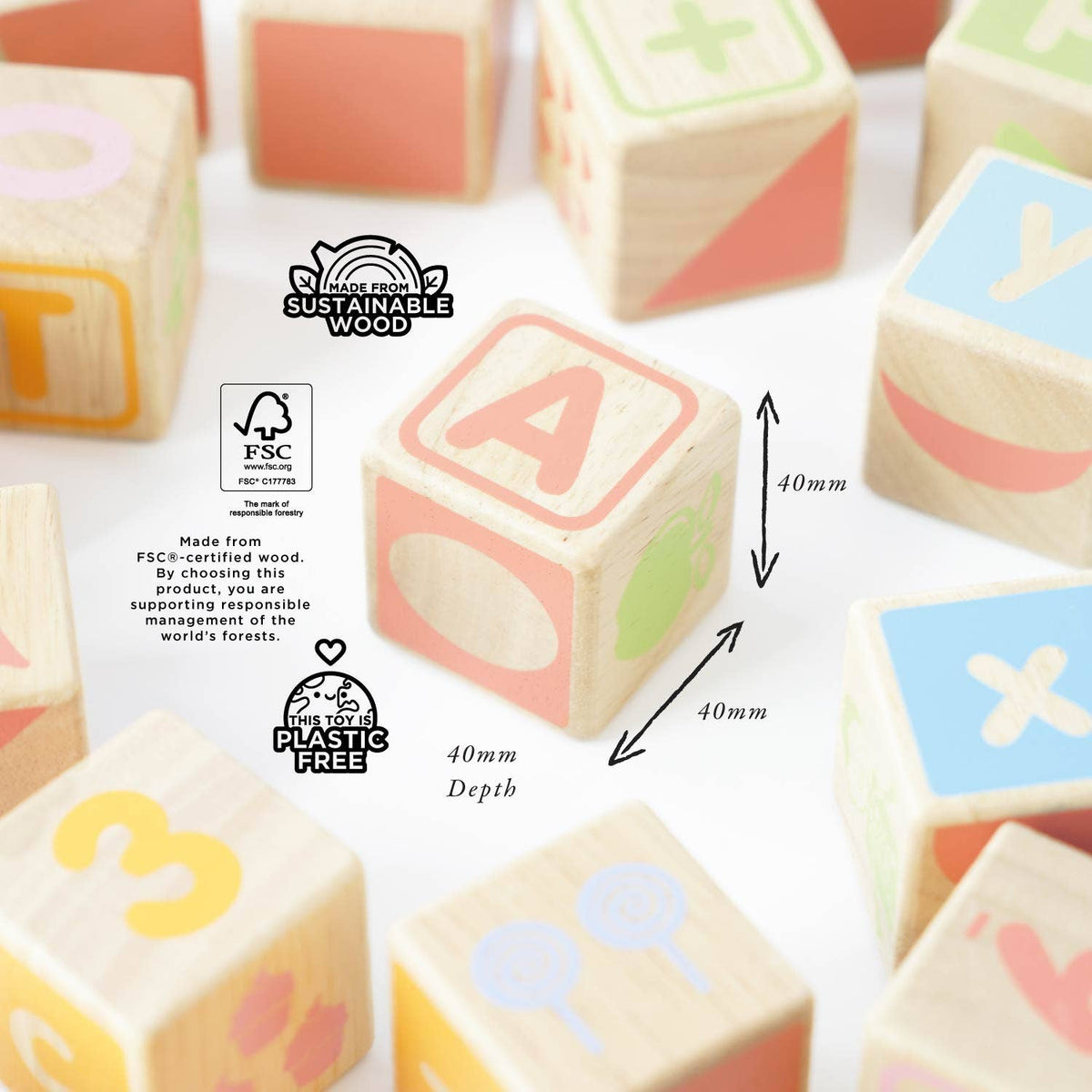 Le Toy Van ABC Learning Wooden Blocks | HONEYPIEKIDS 