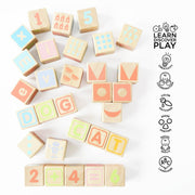 Le Toy Van ABC Learning Wooden Blocks | HONEYPIEKIDS 