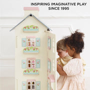 Le Toy Van Cherry Tree Hall Wooden Dollhouse | HONEYPIEKIDS 