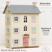 Le Toy Van Cherry Tree Hall Wooden Dollhouse | HONEYPIEKIDS 