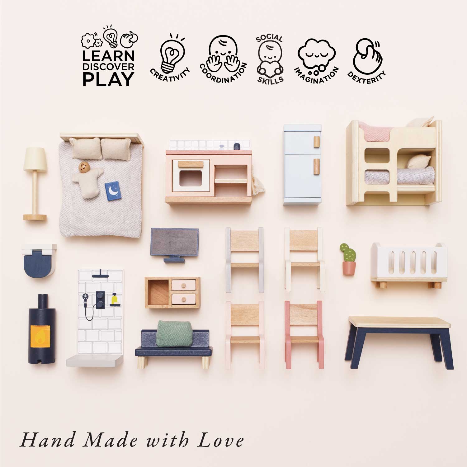 Le Toy Van Complete Doll House Furniture Set | HONEYPIEKIDS 