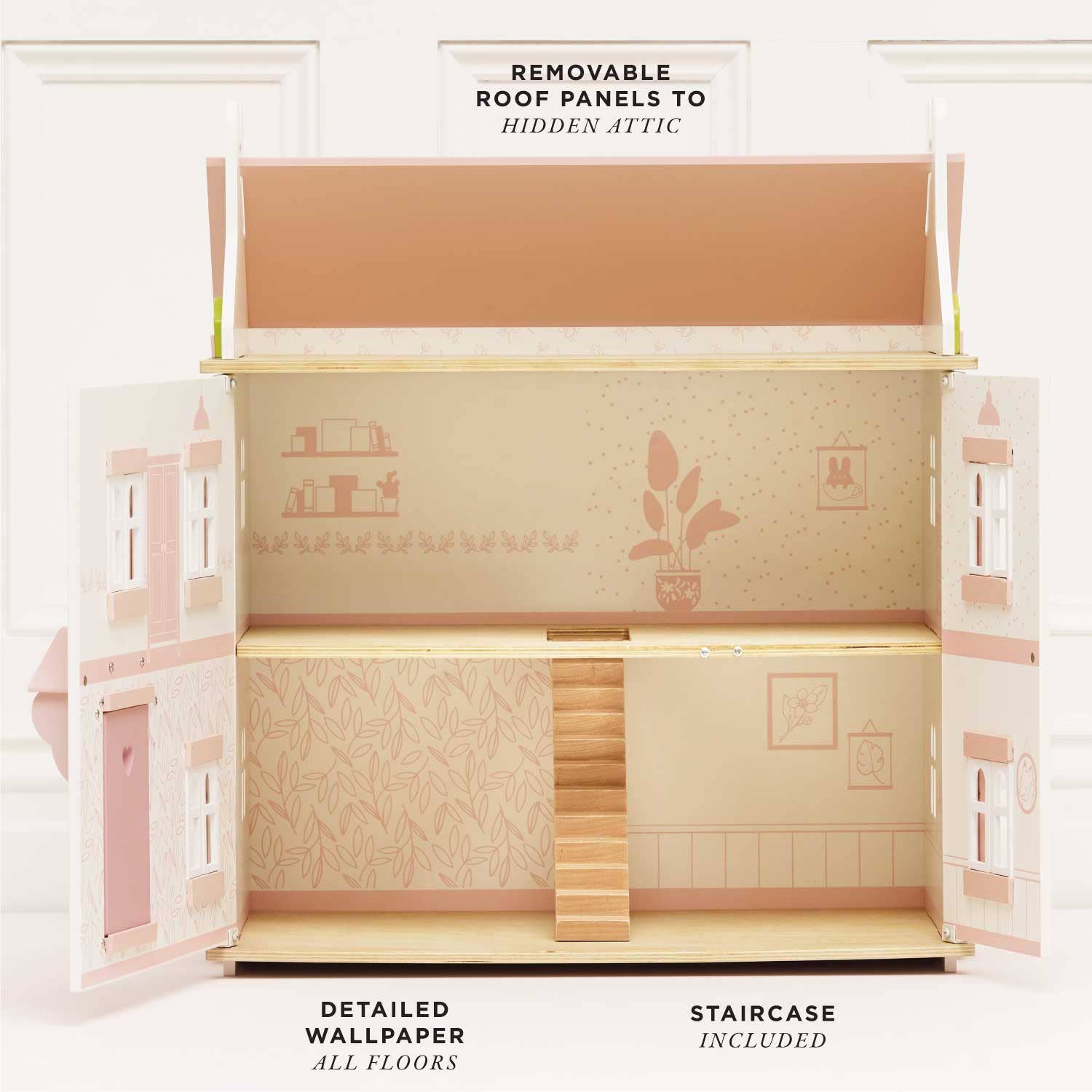 Le Toy Van Sophie's Wooden Dollhouse | HONEYPIEKIDS