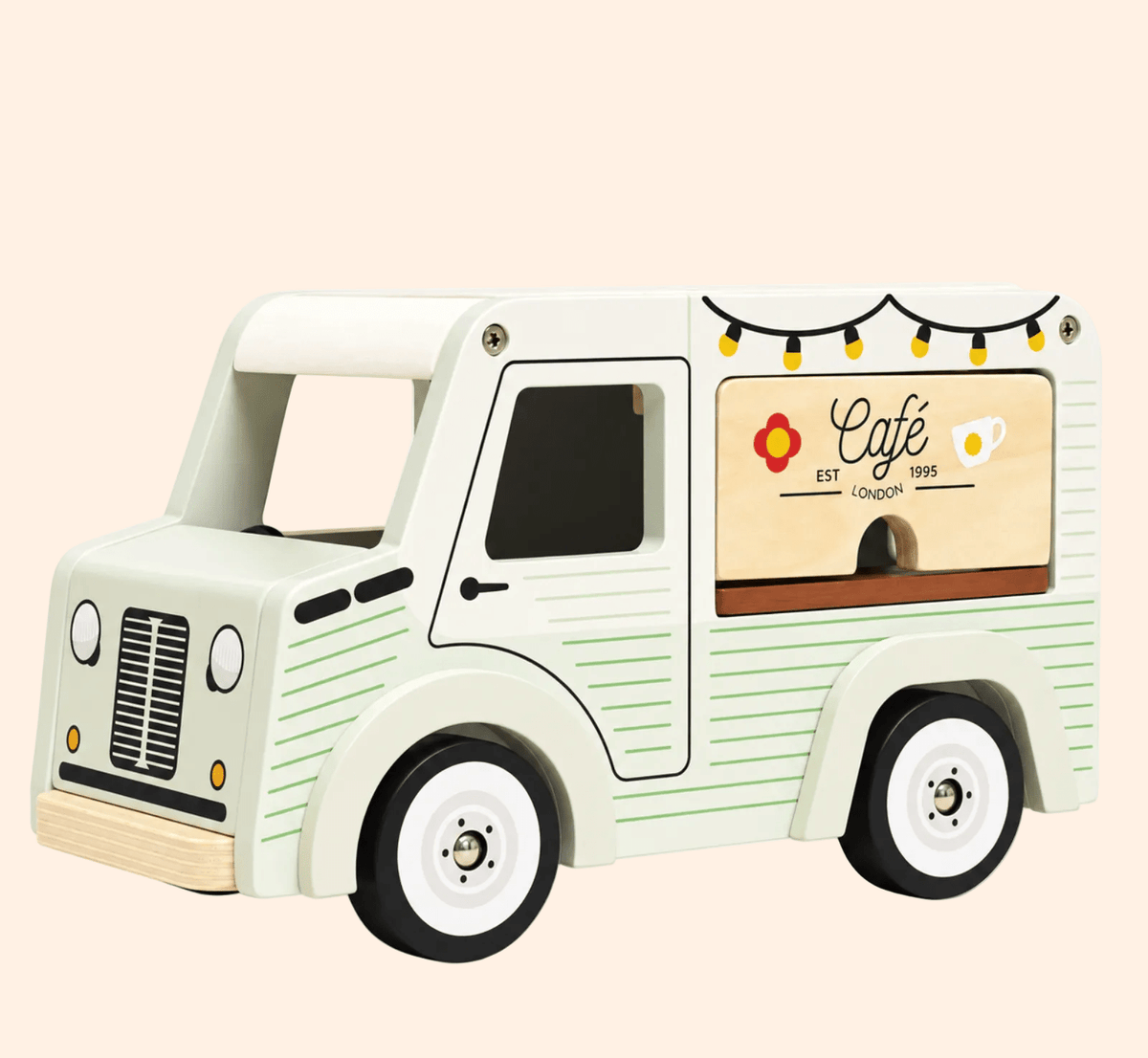 Le Toy Van Mobile Cafe Van Wooden Toy | HONEYPIEKIDS | Sustainable FSC®-certified wood toy