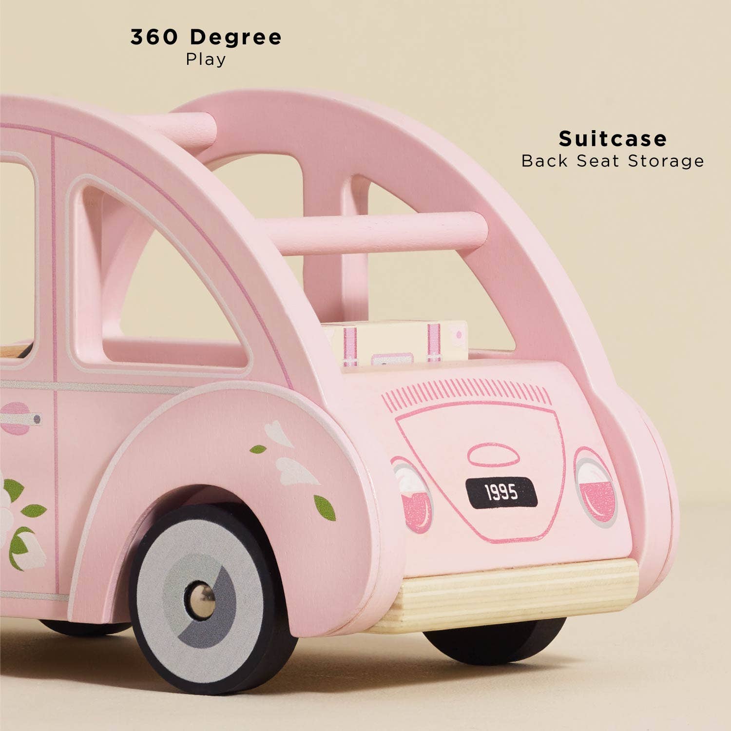 Le Toy Van Sophie's Wooden Toy Car - Dollhouse Car | HONEYPIEKIDS 