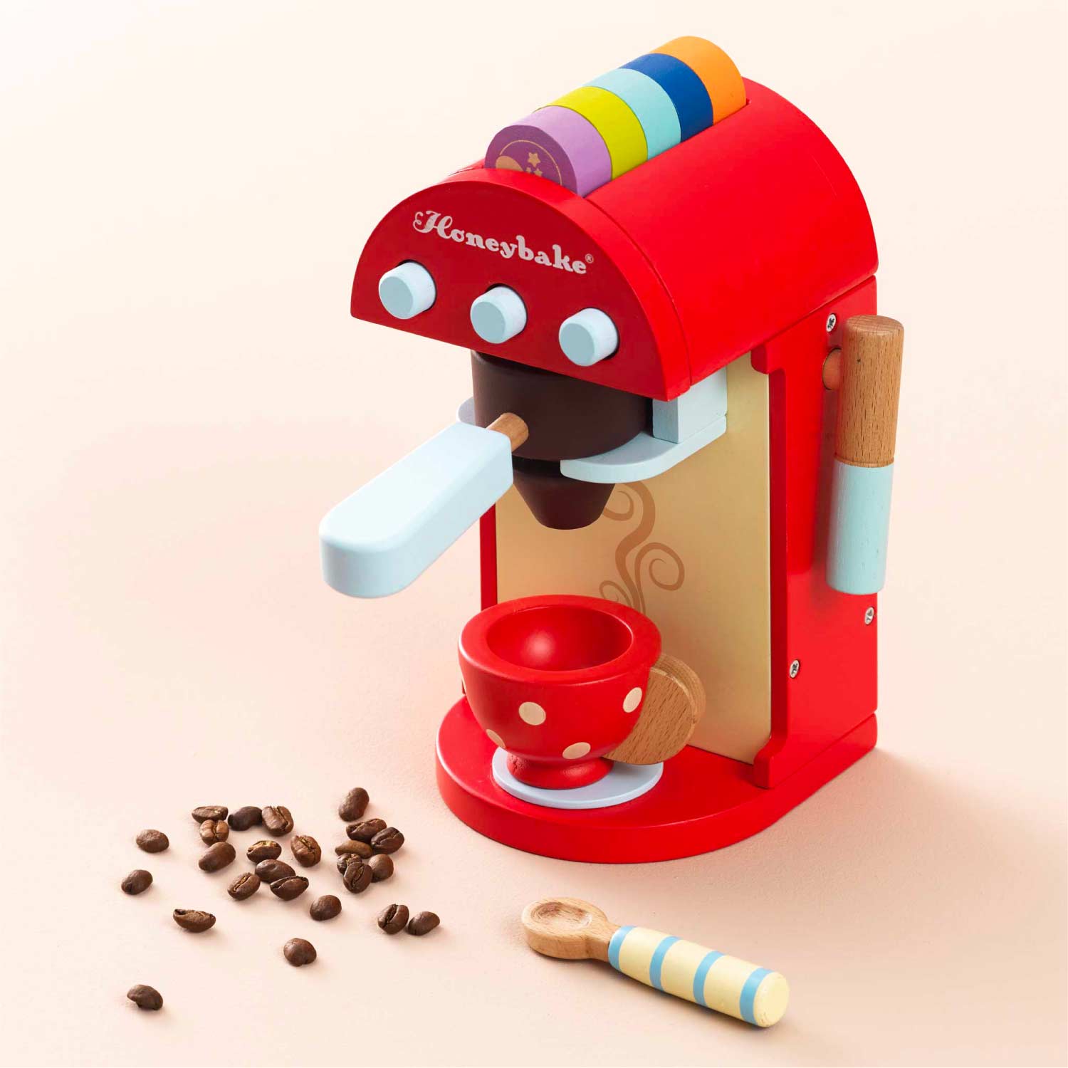 Le Toy Van Wooden Toy Coffee Machine and Pods | HONEYPIEKIDS 