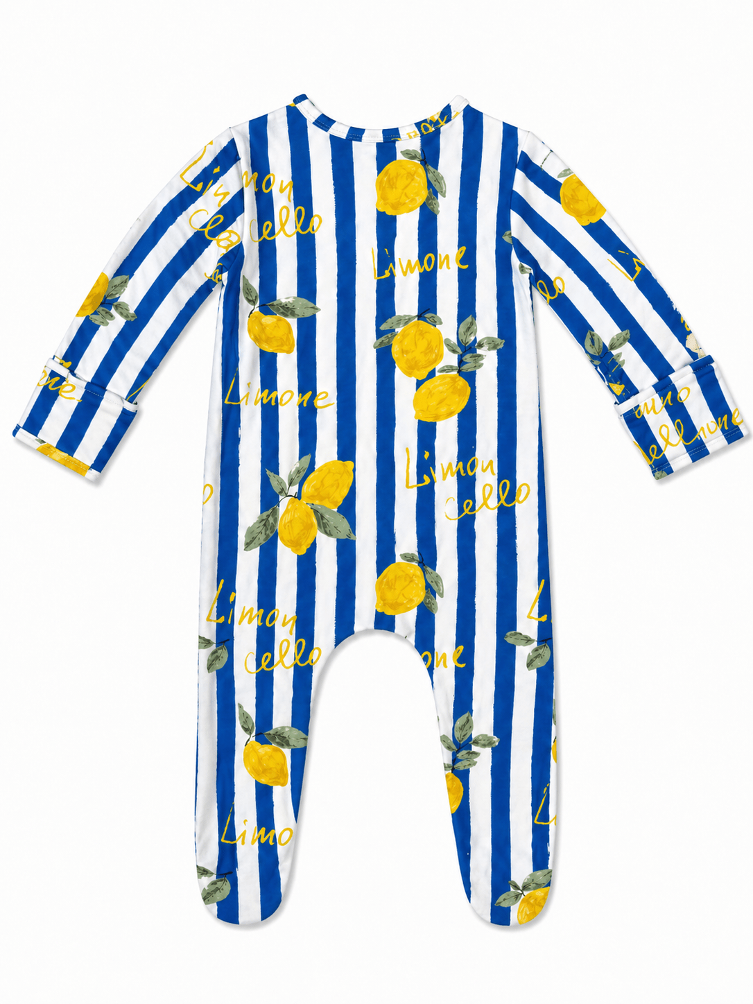 Lemon Classico Baby Boys 2-Way Zip Bamboo Footie Sleeper | HONEYPIEKIDS 