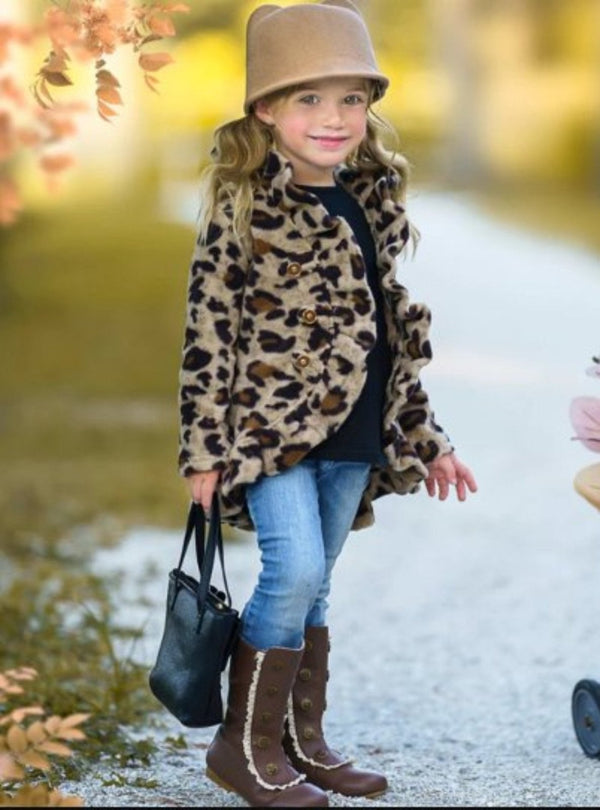 Little Girl Wearing Combat Boots Liv And Mia Girls Military Style