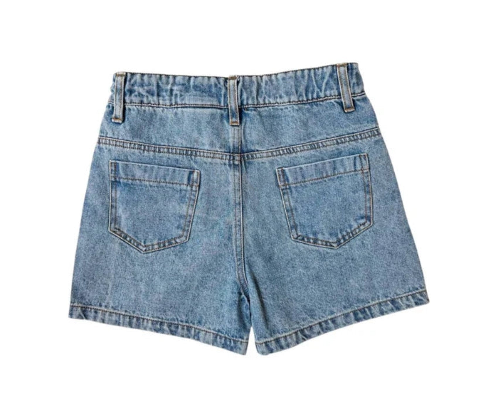 Lola and The Boys Cutie Charms Denim Shorts | HONEYPIEKIDS 