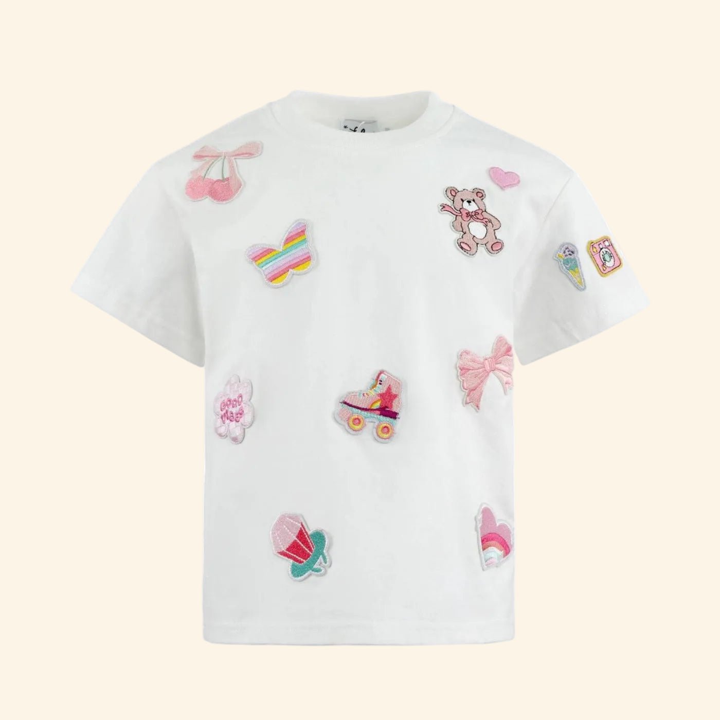 Lola and The Boys Cutie Patch T-shirt | HONEYPIEKIDS.COM