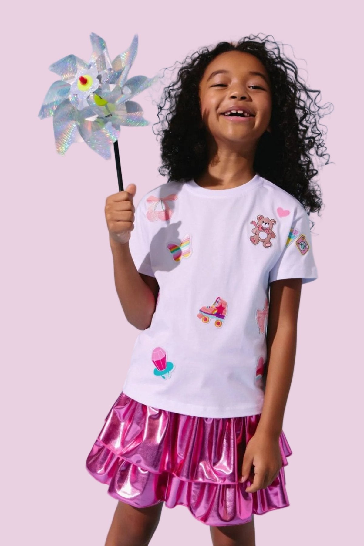 Lola and The Boys Cutie Patch T-shirt | HONEYPIEKIDS.COM