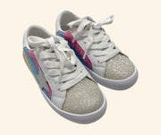 Lola and The Boys Girls Shimmer Rainbow Star Sneakers | HONEYPIEKIDS 