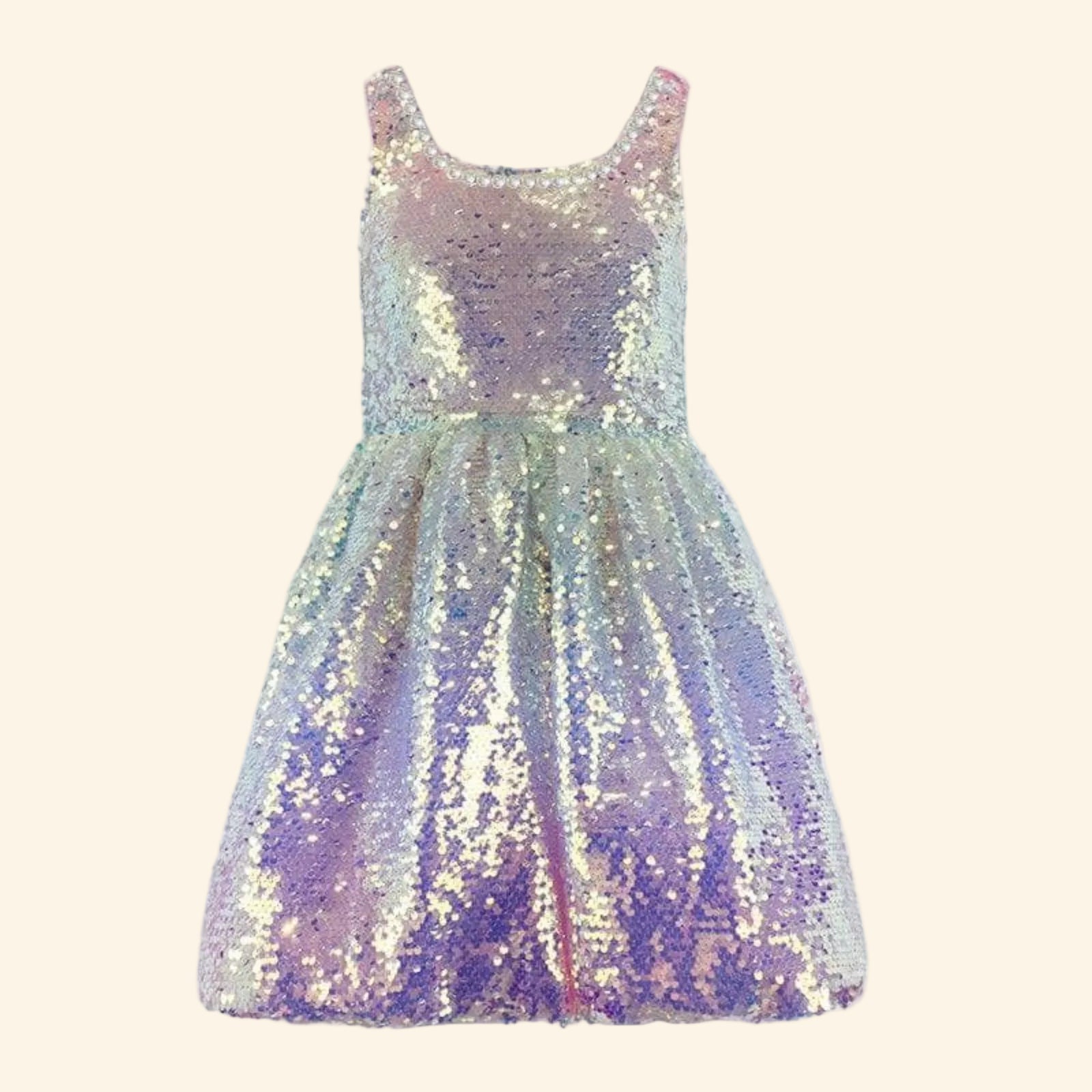 Lola and The Boys Sparkle Ombre Rainbow Dress | HONEYPIEKIDS 