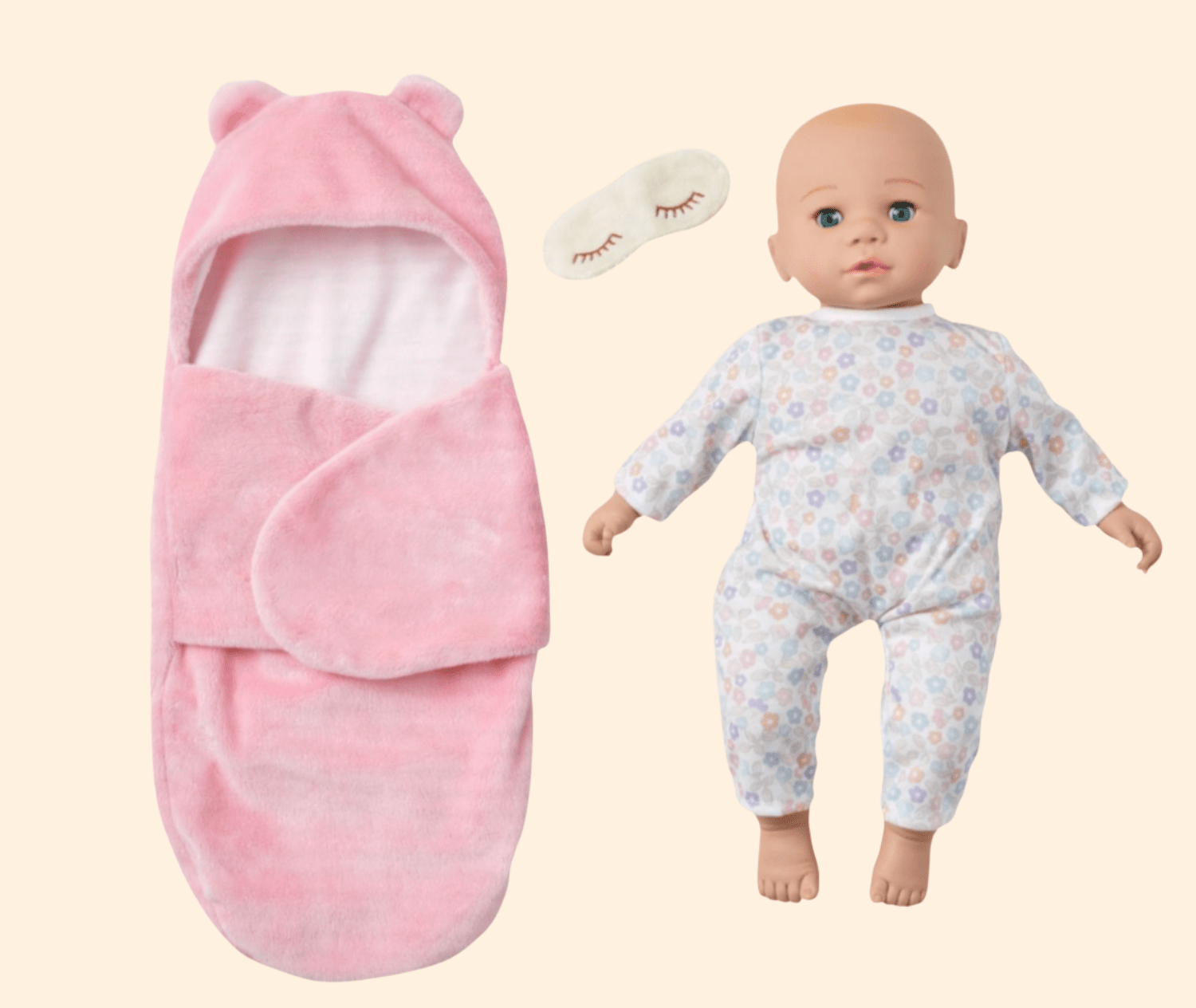 Madame_Alexander Doll - Sweet Smiles Baby Doll and Bear Sleep Sack | HONEYPIEKIDS