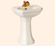 Maileg Bathroom Sink, Mouse - Off White | HONEYPIEKIDS