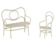 Maileg Café Set, Mouse, Small - Off White | HONEYPIEKIDS