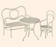 Maileg Café Set, Mouse, Small - Off White | HONEYPIEKIDS