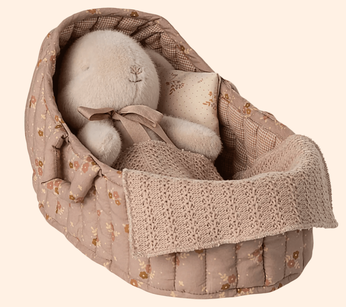 Maileg Carry Cot, Large - Rose | HONEYPIEKIDS