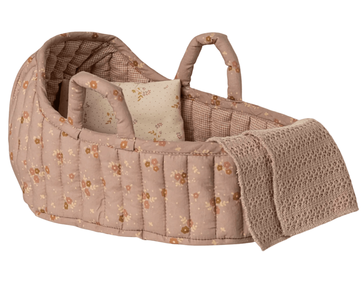 Maileg Carry Cot, Large - Rose | HONEYPIEKIDS
