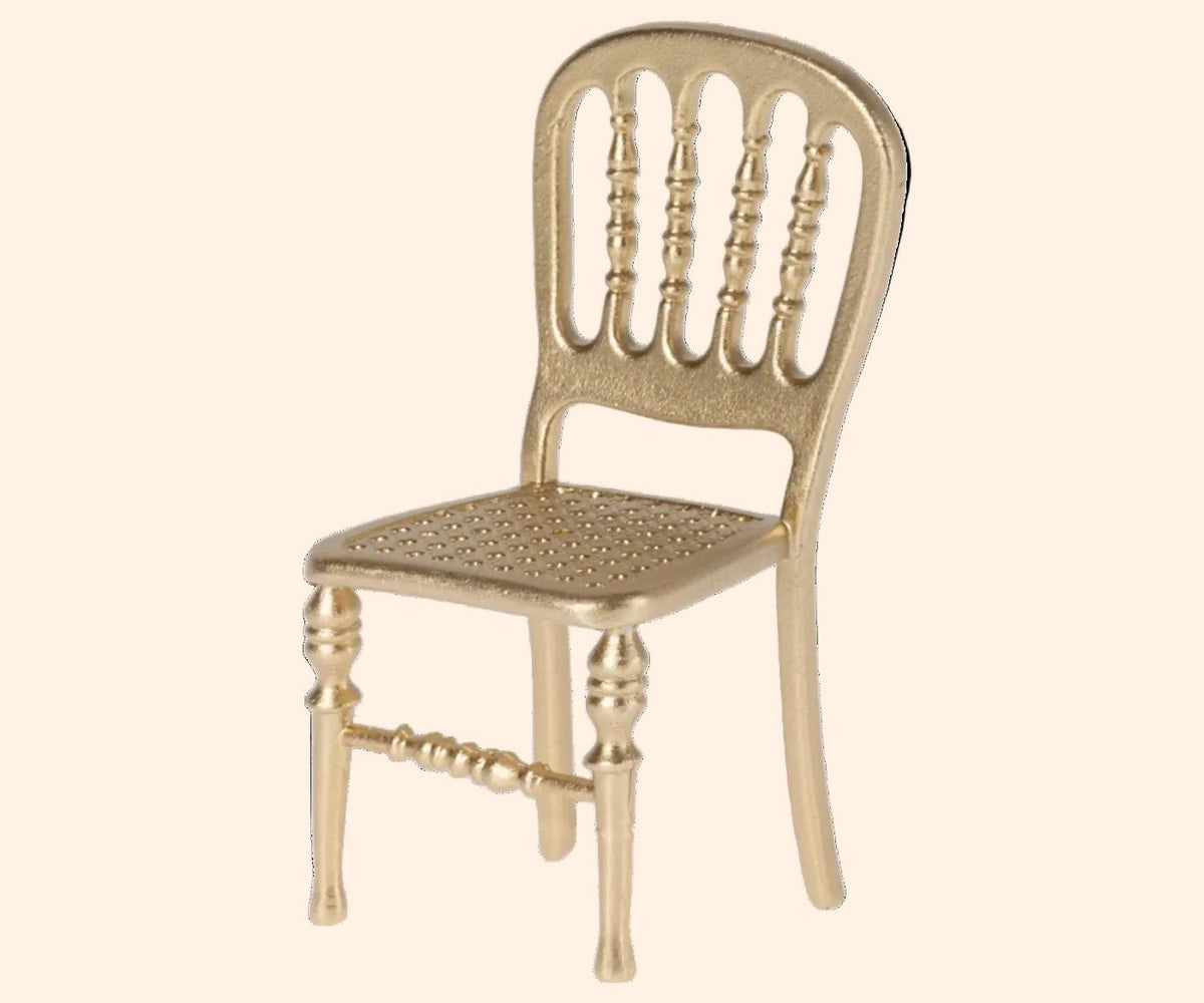 Maileg Chair, Mouse - Gold | HONEYPIEKIDS 