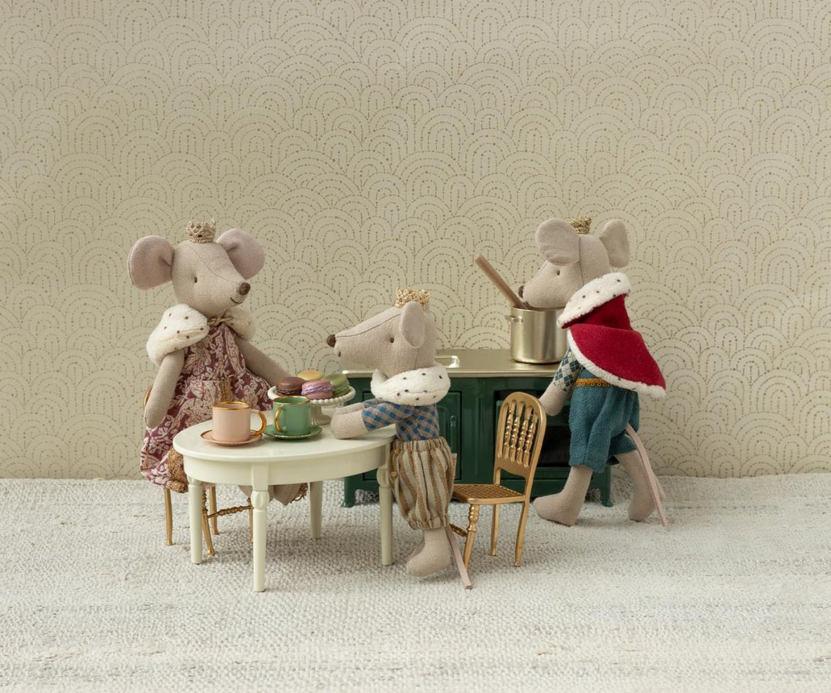 Maileg Chair, Mouse - Gold | HONEYPIEKIDS 