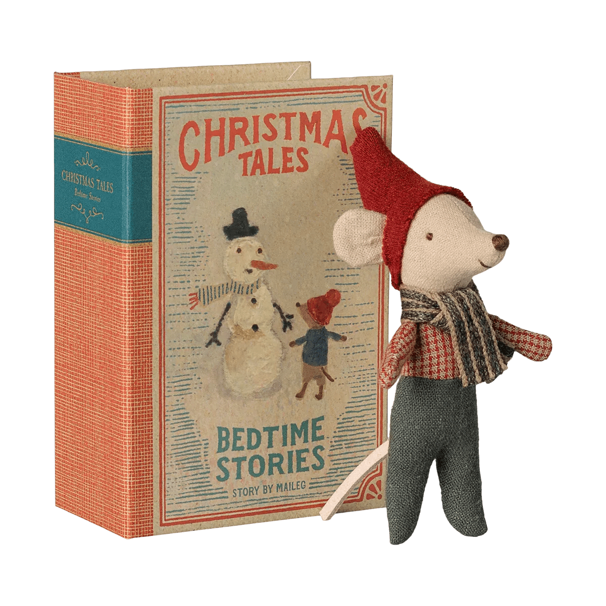 Maileg Christmas Mouse, Baby in Book | HONEYPIEKIDS
