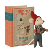 Maileg Christmas Mouse, Baby in Book | HONEYPIEKIDS
