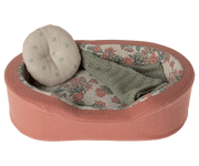 Maileg Cosy Basket, Small - Coral — main view