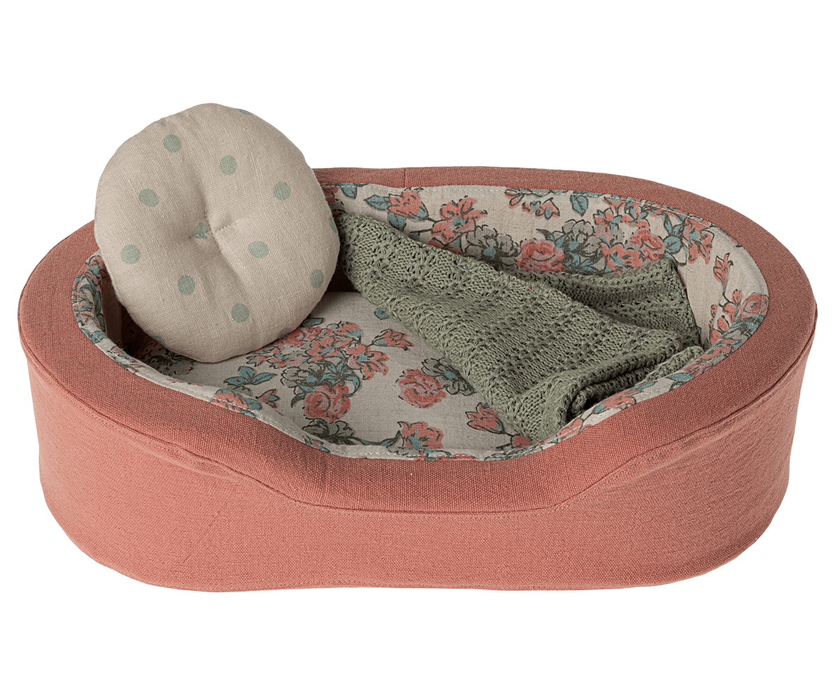 Maileg Cosy Basket, Small - Coral — main view
