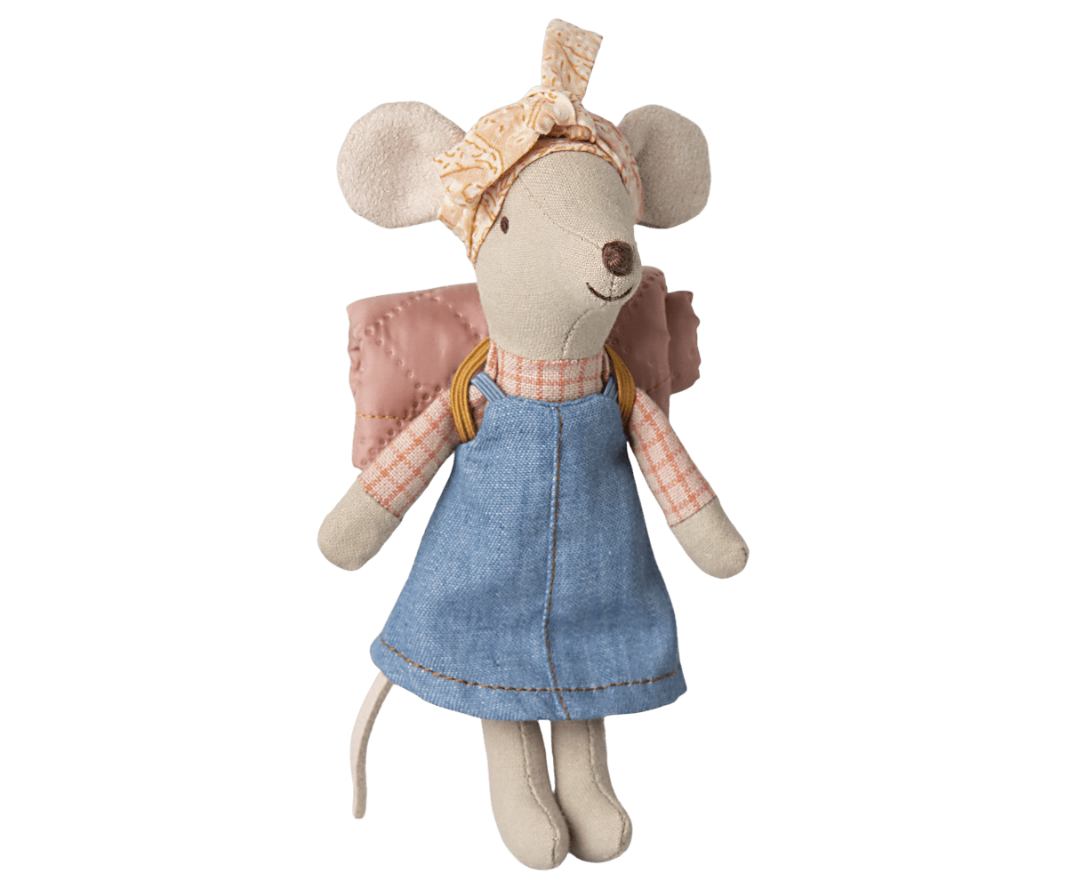 Maileg Hiker Mouse, Big Sister — main view