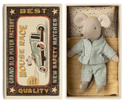 Maileg Little Brother Mouse in Matchbox — main view