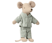 Maileg Little Brother Mouse in Matchbox — in use