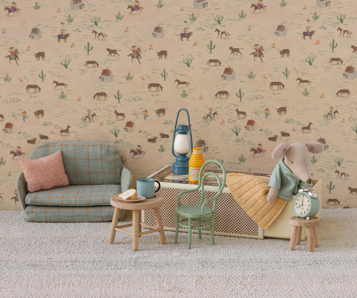 Maileg Little Brother Mouse in Matchbox — detail