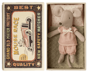 Maileg Little Sister Mouse in Matchbox — main view