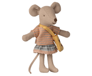 Maileg Little Sister Mouse with Bag | HONEYPIEKIDS