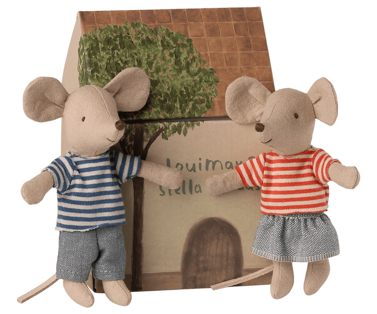 HONEYPIEKIDS | Maileg LouiMax and Stella Mice | Little Brother and Sister Mice 