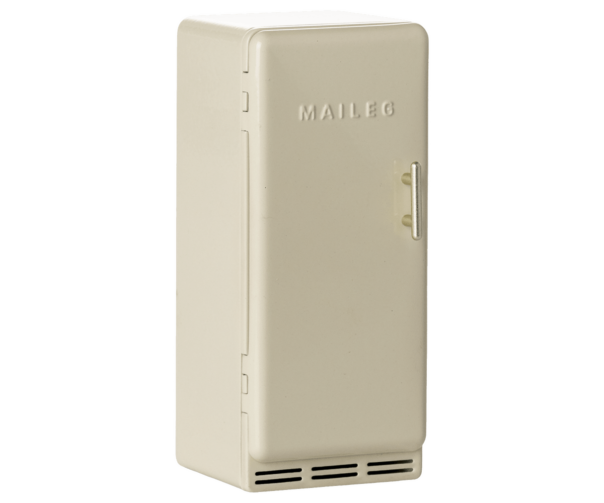 Maileg Metal Fridge, Mouse - Off White — view 7