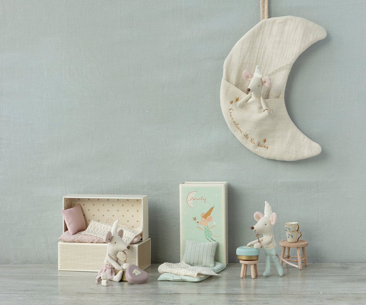 Maileg Moon, L'aventure de la Lune — HONEYPIEKIDS.COM