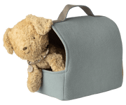 Maileg Pet Carrier, Mouse - Dusty Blue — view 6
