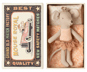 Maileg Princess Mouse, Little Sister in Matchbox — main view