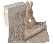 Maileg Rabbit Rattle Set - Cream Peach — HONEYPIEKIDS
