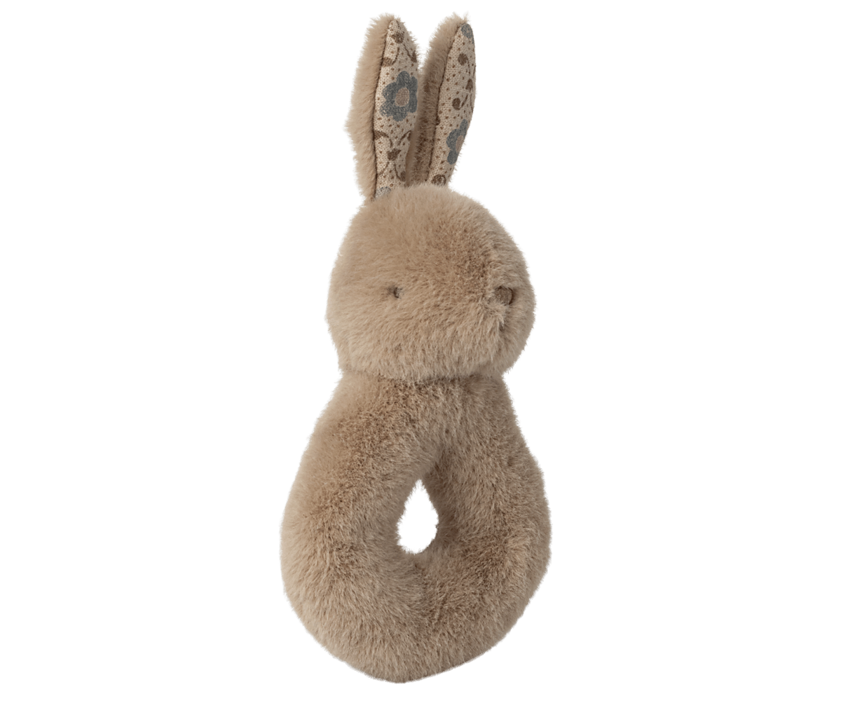 Maileg Rabbit Rattle Set - Cream Peach | HONEYPIEKIDS