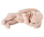 Maileg Sleeping Bunny Plush, Small - Powder — main view
