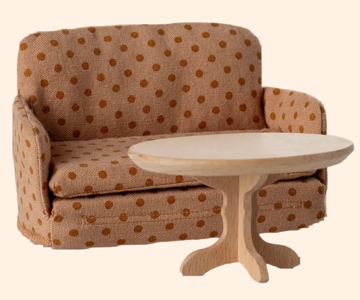 Maileg Sofa Bed, Mouse - Dots | HONEYPIEKIDS.COM